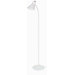 One Light Goose Neck Floor Lamp in White