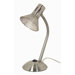 One Light 13" Small Goose Neck Desk Lamp in Nickel