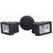 15" Two Light Flood Light in Black