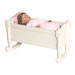 Doll Cradle in White