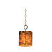 Naturals 1 Light Drum Foyer Pendant
