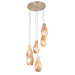 Sarong Six Light Cluster Chandelier
