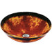 Auburn/Mocha Fusion Tempered Glass Vessel Sink