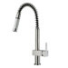 Teramo One Handle Single Hole Spiral Kitchen Faucet