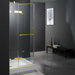 Pivot Door Frameless Shower Enclosure with Base