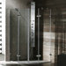 Neo-Angle Double Door Frameless Shower Enclosure
