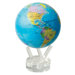 4.5" Blue Oceans with Political Map Globe
