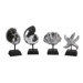 Seashells in Silver (Set of Four)