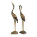Two Piece Reeds Wood Crane Set