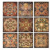 Tuscan Wall Panels, Individually Framed (Set of 9)