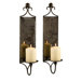 Hammered Mirror Wall Sconce (Set of 2)