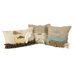 Teft Burlap Pillow (Set of 3)