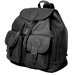 Flap Top Double Front Pocket Sling Bag