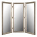 Room Divider Mirror in Baroni Silver