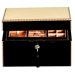 Large Maple 5.75" High Jewelry Box in Ebony Finish