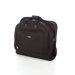 45" Mid Length Nylon Black Garment Bag with Leather Handles