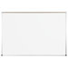 24" x 36" Thermal-Fused Melamine Dot Grid Whiteboard with Aluminum Trim and Map Rail