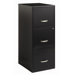 3 Drawer Soho Vertical File in Black