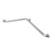 36" L Shaped Grab Bar in Peened Stainless Steel