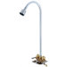 Utility Shower Faucet with 3.5" Center In Rough Brass
