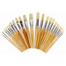 24 Piece Hardwood Paint Brush in Assorted (Set  of 12)
