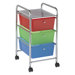 3-Drawer Rolling Organizer