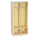 Two Section Locker with Bench
