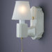American Classics Deco Rectangular Wall Sconce with Clip-On Glass Shade