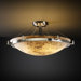 Alabaster Rocks Ring 6 Light Semi Flush Mount