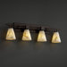 LumenAria Aero Four Light Bath Vanity
