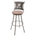 Thyme 25" Swivel Counter Height Barstool in Oxblood Oak