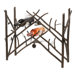 Pine 6 Bottle Wine Rack