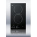 Two Burner Electric Cooktop in Black