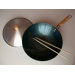 3 Piece 12" Preseasoned Flat Bottom Wok Set