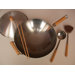 6 Piece 14" Round Bottom Wok Set
