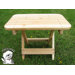 Western Red Cedar Folding Side Table
