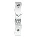 Reflections Wall Clock with Internal Pendulum