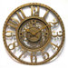 Open Dial Resin Gear Wall Clock