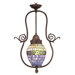 Victorian Tiffany Nouveau 1 Light Turtleback Foyer Pendant