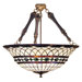 Tiffany Roman 3 Light Inverted Pendant