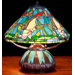 Tiffany Nautical Koi Mosaic Base Table Lamp