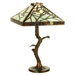 Tiffany Animals Backyard Friends Crooked Tree Table Lamp