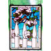 Picket Fence Stained Glass Window