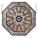 Victorian Tiffany Floral Front Hal Stained Glass Window