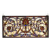 Victorian Floral Spiral Victorian Stained Glass Window