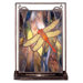 Floral Insects Tiffany Dragonfly Lighted Mini Tabletop Window