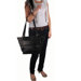 Addison Large Top Zip Front Buckle Tote