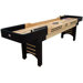 Coventry 16' Espresso Shuffleboard, Butcher Block Bed and Black Carpet