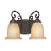 Amherst  Vanity Light in Burnt Umber