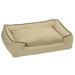 Organic Lounge Dog Bed in Khaki